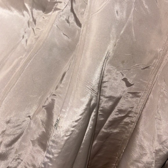 EC Peter Caruso Genuine Leather sz 14 fur top belt jacket - Picture 7 of 16